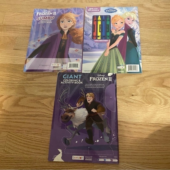 Disney Frozen Coloring & Activity Book Bundle Elsa Anna NEW - Picture 3 of 3